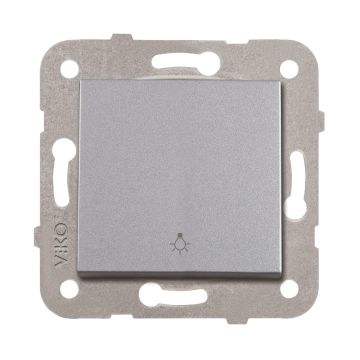 Viko Artline Novella Light Anahtarı Mekanizma + Kapak 92605303 Gümüş