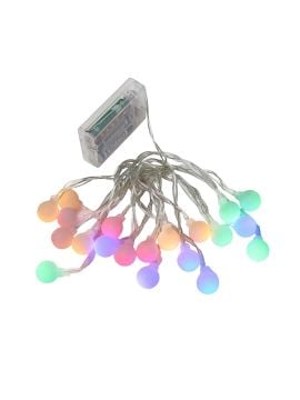 Animasyonlu Rgb Top Soft Yılbaşı Ağacı Süsü 3 Metre 28 Yıldız SNC-210-1