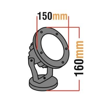 Led Ağaç Bahçe ve Peyzaj Aydınlatma Armatürü 12 Watt