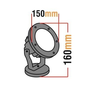 Led Ağaç Bahçe ve Peyzaj Aydınlatma Armatürü 12 Watt