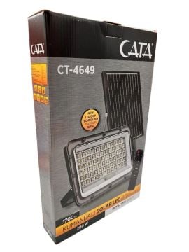 Cata 200W Platinum Güneş Enerjili Kumandalı Solar Projektör Aydınlatma CT-4649