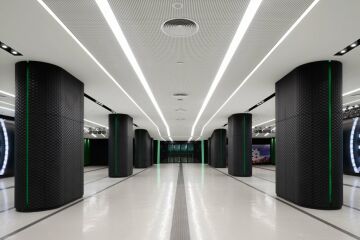Samsung Ledli Sıva Altı Led Lineer Armatür 7x5x5 Cm Profil 180 Cm Linear Aydınlatma