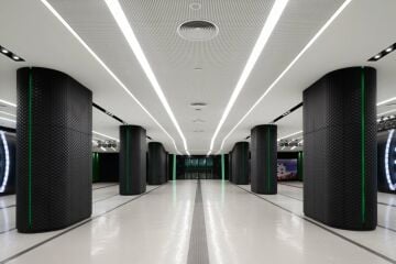 Sıva Altı Linear Aydınlatma 180Cm Samsung Led Gömme Lineer Armatür 7x5x5 Cm Kasa