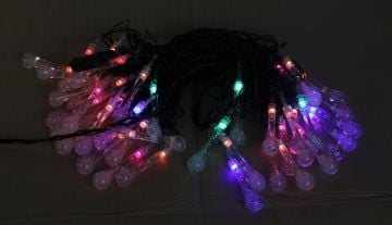 Sarmaşık Ampüllü Yılbaşı Ağacı Süsü 10 Metre 100 Ledli Fiş Tipi Şeffaf Kablo SNC-219
