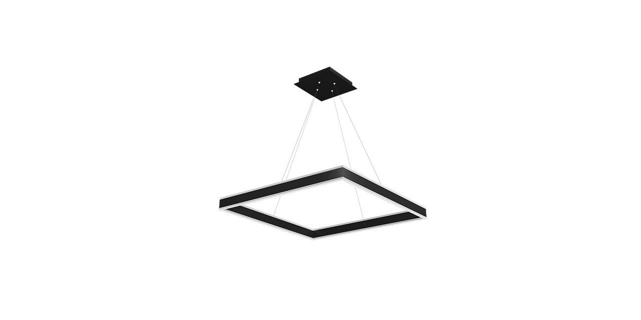 Goya 52 Watt Samsung Ledli Dekoratif Sarkıt Kare Linear Aydınlatma 60CM GY 8213-60