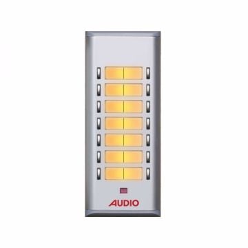 Audio Basic Serisi Yan Sıra Çift Butonlu Zil Paneli On Dörtlü 004853 U