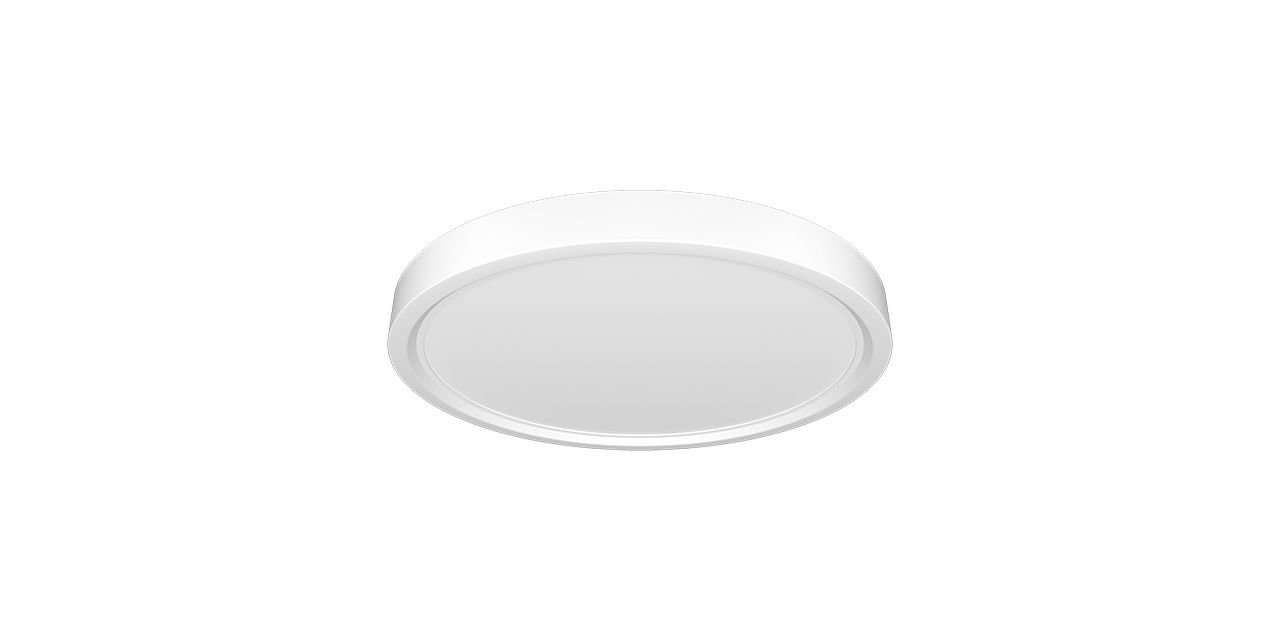 Goya 24 Watt Sıva Üstü Yuvarlak Led Panel Armatür GY 1883-24 3000  K (Gün Işığı) - Siyah Kasa