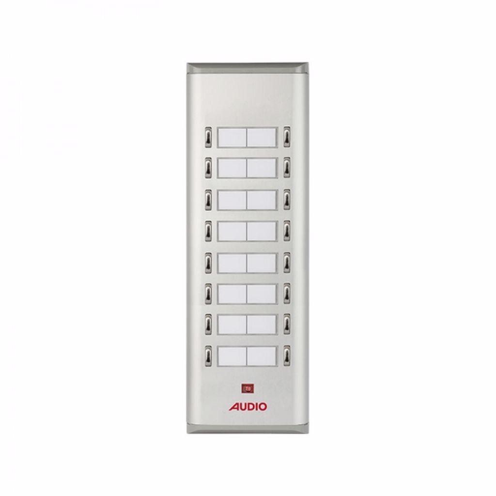 Audio Basic Serisi Yan Sıra Çift Butonlu Zil Paneli On Altılı 004853 U