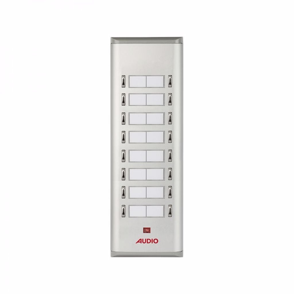 Audio Basic Serisi Yan Sıra Çift Butonlu Zil Paneli On Altılı 004853 U