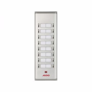 Audio Basic Serisi Yan Sıra Çift Butonlu Zil Paneli On Altılı 004853 U