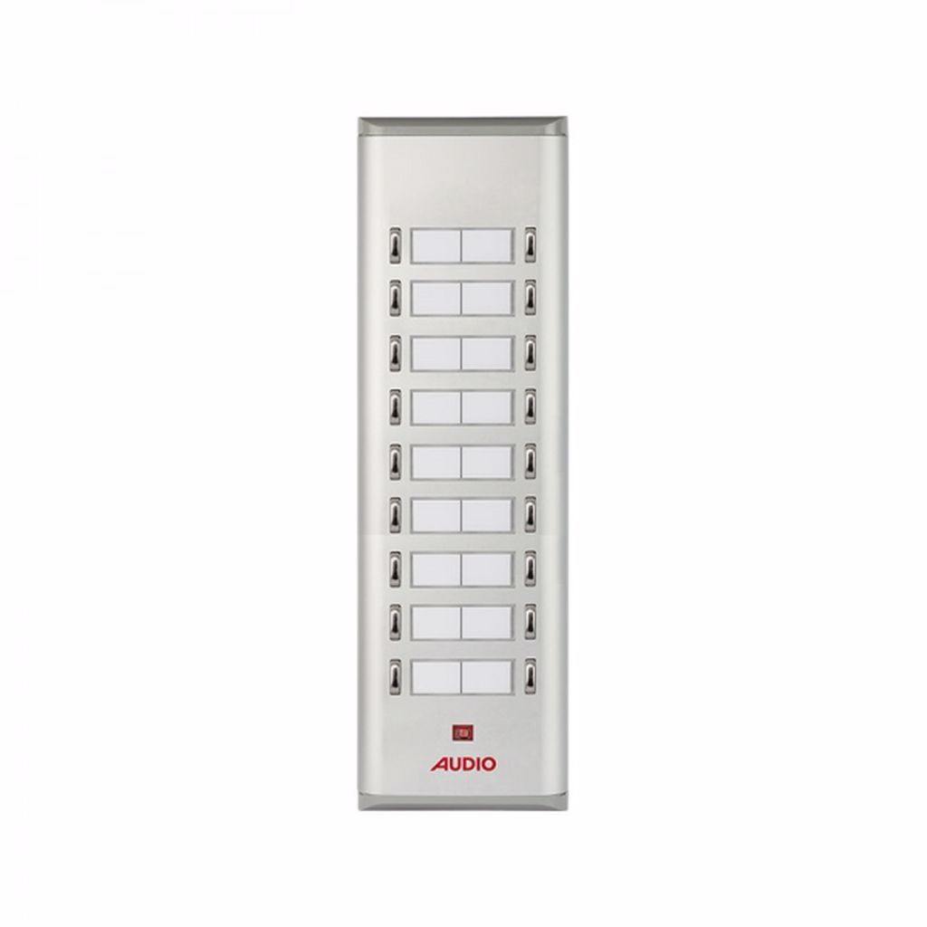 Audio Basic Serisi Yan Sıra Çift Butonlu Zil Paneli On Sekizli 004853 U