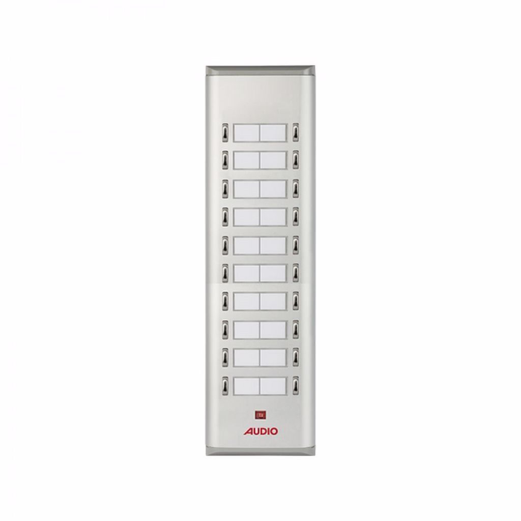 Audio Basic Serisi Yan Sıra Çift Butonlu Zil Paneli Yirmili 004853 U