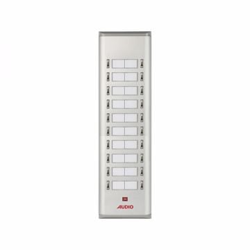 Audio Basic Serisi Yan Sıra Çift Butonlu Zil Paneli Yirmili 004853 U