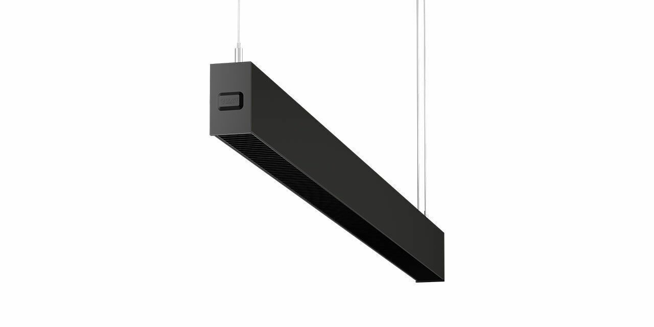 Goya 43 Watt Samsung Ledli Dekoratif Sarkıt Linear Aydınlatma Armatür 180CM GY 8080-180 3000  K (Gün Işığı) - Siyah - Sarkıt Montaj