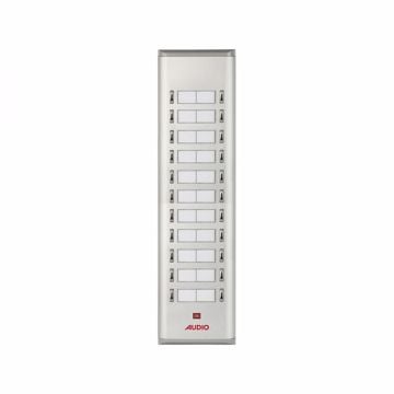 Audio Basic Serisi Yan Sıra Çift Butonlu Zil Paneli Yirmi İkili 004853 U