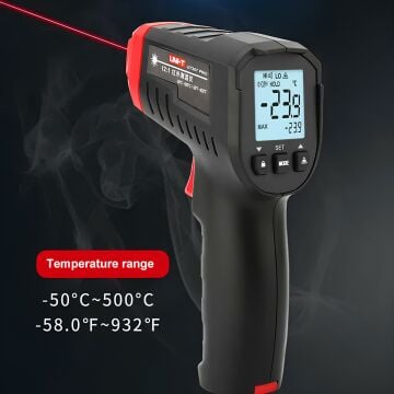Unit Ut306S Dijital Kızılötesi Temassız Lazer Termometre Tabancası Sıcaklık Test Cihazı