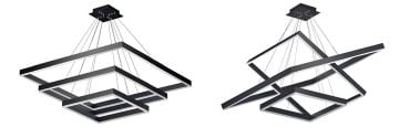 Goya 78 Watt Samsung Ledli Dekoratif Sarkıt Kare Linear Aydınlatma 80CM GY 8213-80