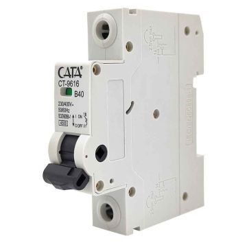 Cata Toptan 1x40A 4.5kA B Tipi Otomatik Sigorta 120'li Paket ct-9616
