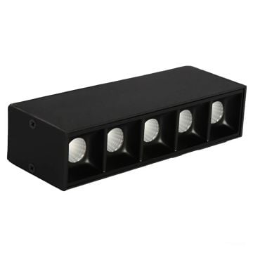 Tam Mercekli Led Linear Aydınlatma 14Cm Samsung Led Sıva Üstü Lineer Armatür 3x6 Cm Kasa