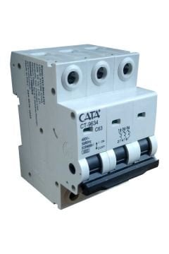 Cata Toptan 3x50A 4.5kA B Tipi Otomatik Sigorta 40'lı Paket ct-9635