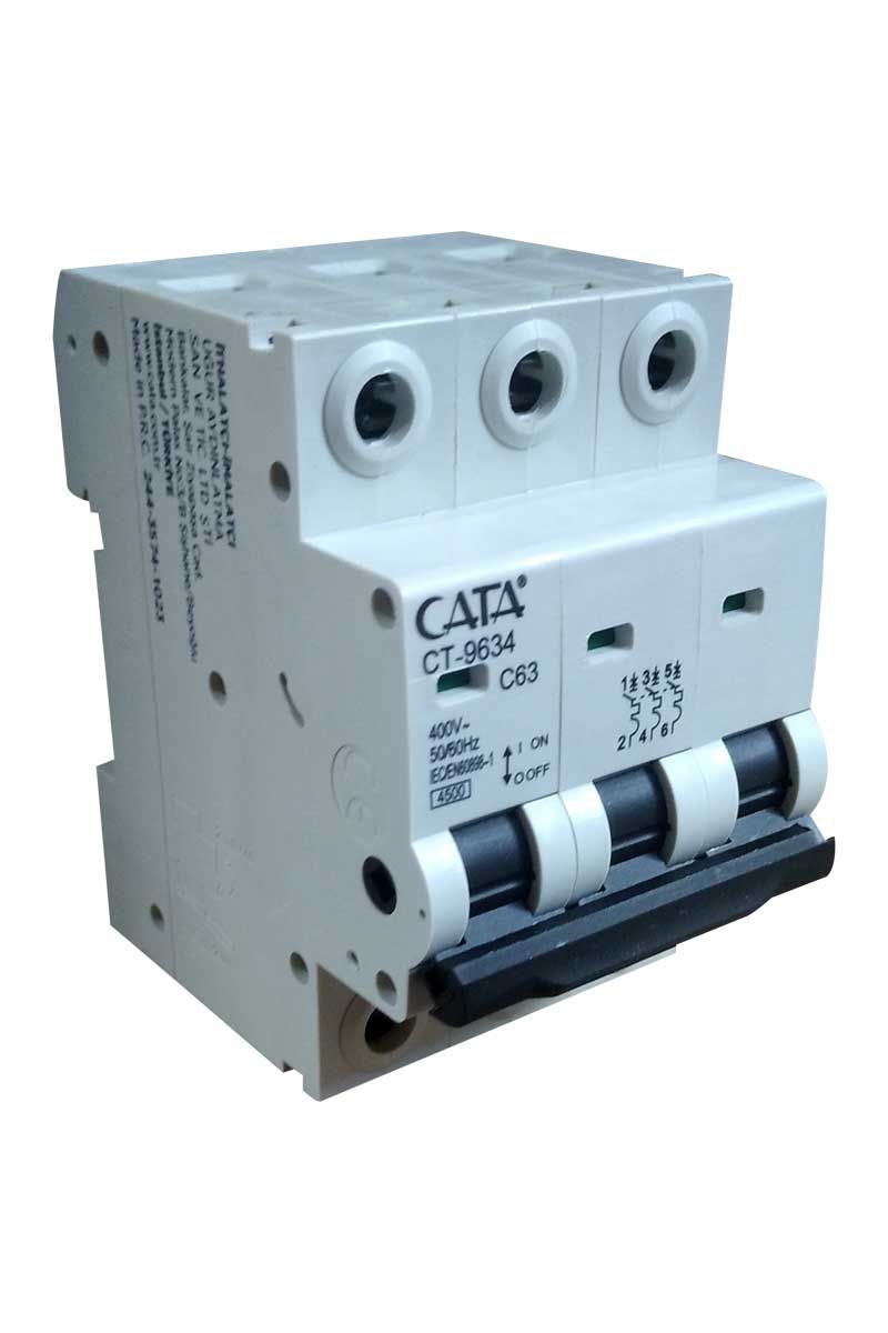 Cata Toptan 3x63A 4.5kA B Tipi Otomatik Sigorta 40'lı Paket ct-9634