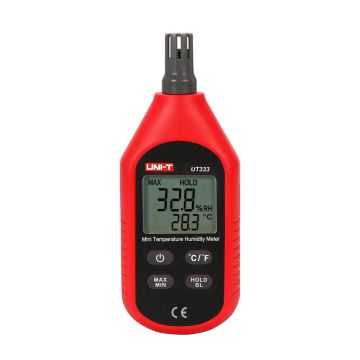 Unit Ut333 Lcd Mini Dijital Hava Sıcaklığı Ve Nem Ölçer