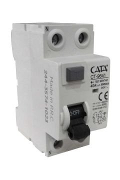 Cata Toptan 2x40A 300mA 6kA Yangın Koruma Rölesi 60'lı Paket ct-9641