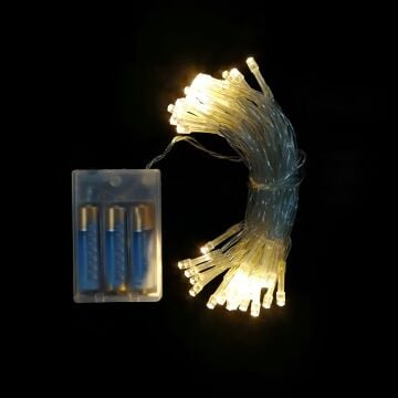Pilli Yılbaşı Ağacı Süsü Renkli Telli Yılbaşı Süsü SNC-305
