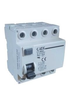 Cata Toptan 4x40A 30mA 6kA Kaçak Akım Rölesi 30'lu Paket ct-9642