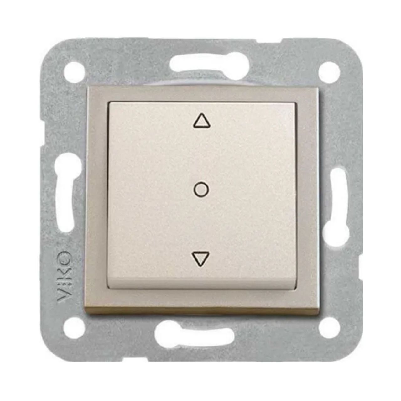 Viko Artline Novella Tek Düğmeli Jaluzi Kumanda Anahtarı Mekanizma + Kapak 92605372 Bronz