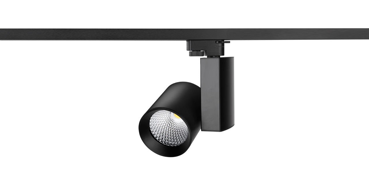 Goya 36 Watt Samsung Ledli Ray Spot Mağaza Aydınlatma Armatürü GY 3618 2700K (Sarı Işık) - Siyah - Dimli