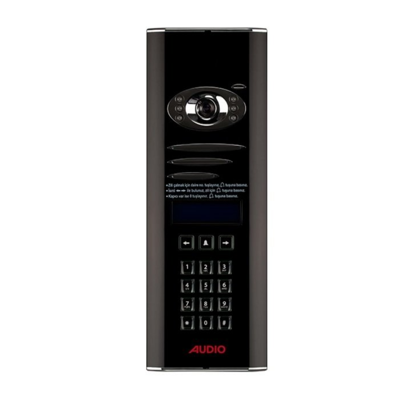 Audio Konsept Siyah Dijital Kameralı Zil Paneli 008312