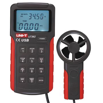 Unit Ut362 Hız ve Sıcaklık Ölçer Anomometre