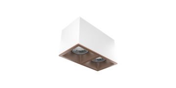 Goya 2x8 Watt 18x9 Kare Kasa Samsung Ledli Spot Armatür GY 1862-8 3000  K (Gün Işığı) - Beyaz - Rose - Dimsiz