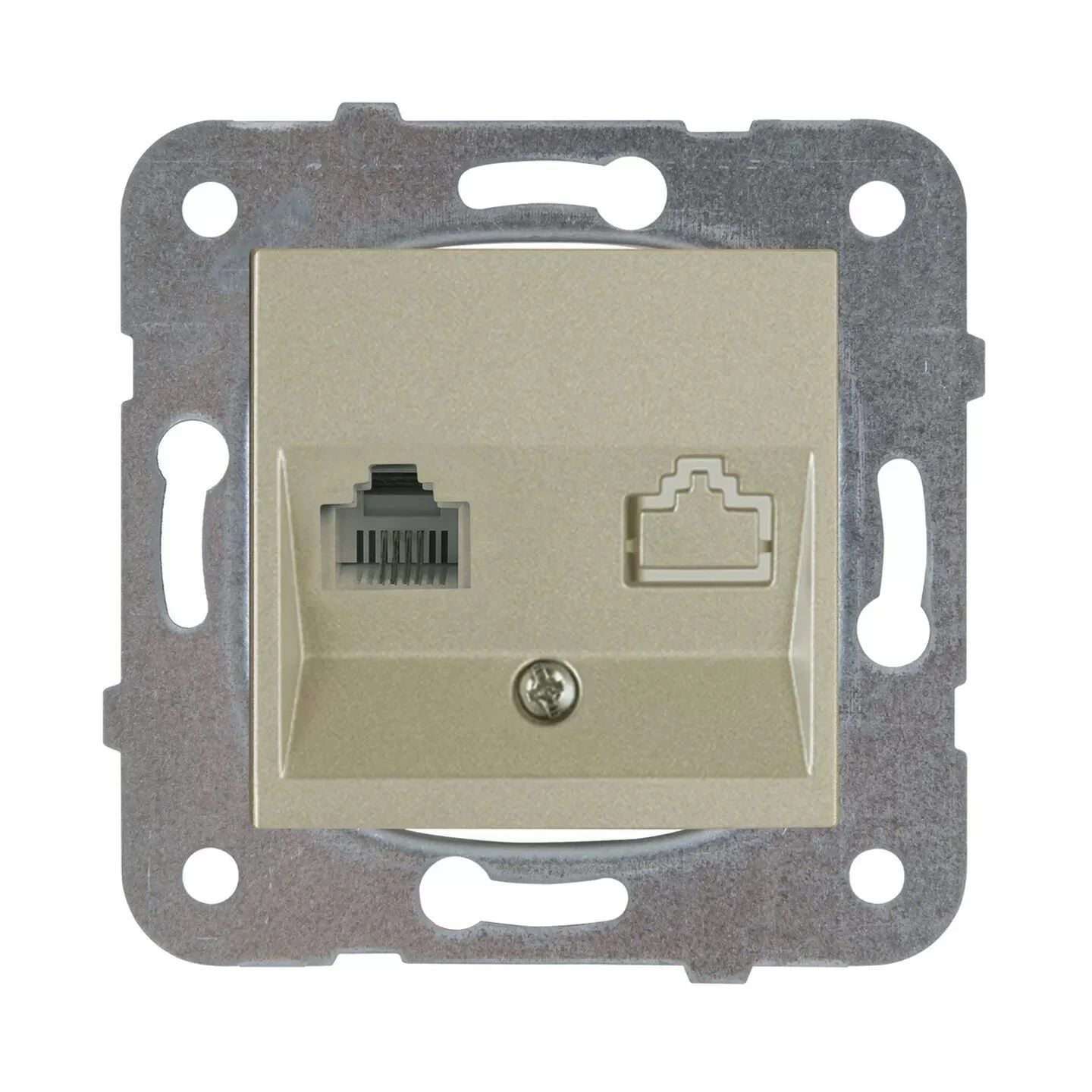 Viko Artline Novella Tekli Data Prizi (RJ45 CAT5E) (Mekanizma + Kapak 92600032 Bronz