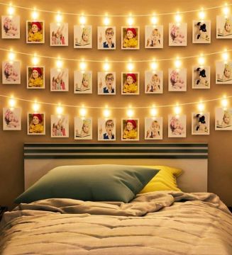 Pilli Işıklı Mandal Yılbaşı Ağacı Süsü 3 Metre 20 Ledli Işıklı Mandal Yılbaşı Süsü SNC-312