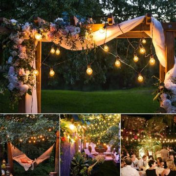 Noas Mykonos Sarkıt Eklenebilir Dış Mekan Sarmaşık Yılbaşı Ağaç ve Bahçe Aydınlatma E27 Duylu YL01-0220