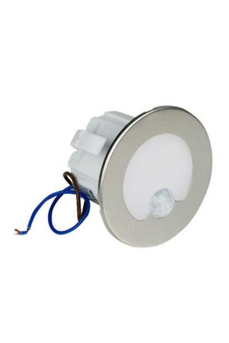 Noas 1,5W Sensörlü Koridor Aydınlatma Armatürü Satin Kasa Gün Işığı YL69-1411-B
