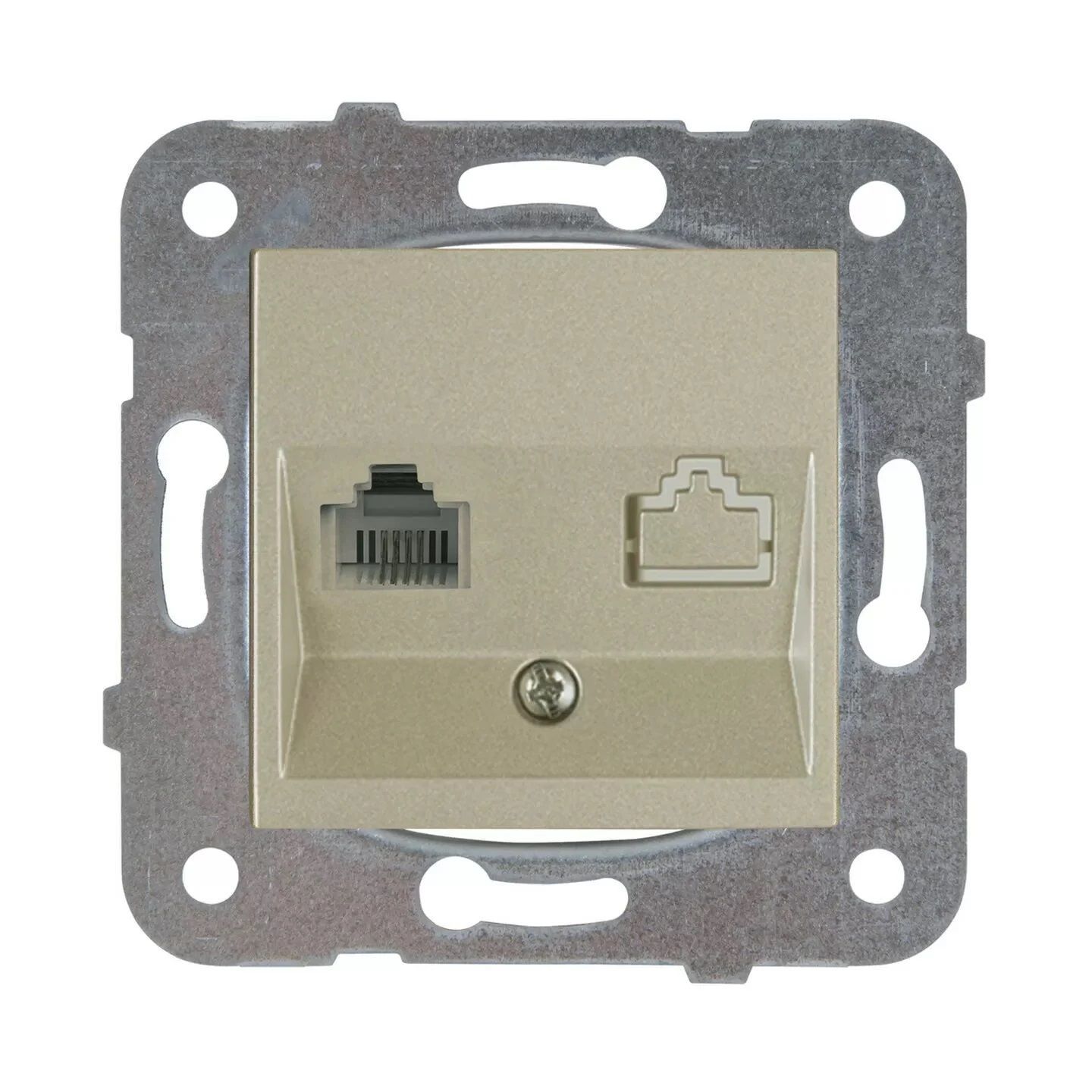 Viko Artline Novella Tekli Data Prizi (RJ45 CAT6) Mekanizma + Kapak 92600102 Bronz