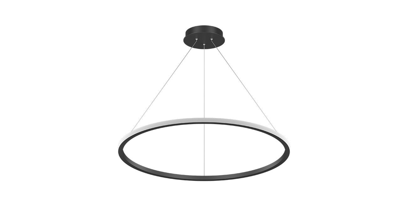 Goya 40 Watt Samsung Ledli Dekoratif Sarkıt Yuvarlak Linear Aydınlatma 80CM GY 8220-80