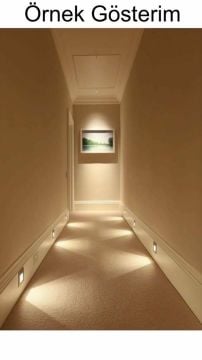 Noas 1,5W Sensörlü Koridor Aydınlatma Armatürü Satin Kasa Mavi Işık YL69-1413-B