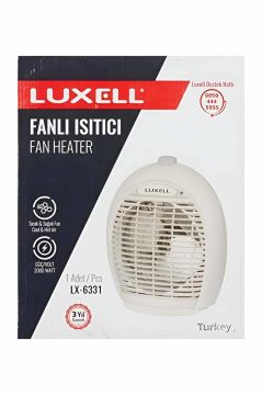 Luwell 3 Kademeli Fanlı Isıtıcı 2000 Watt LX-6331