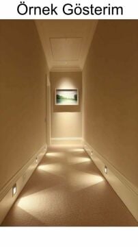 Noas 1,5W Sensörlü Koridor Aydınlatma Armatürü Satin Kasa Mavi Işık YL69-1513-B