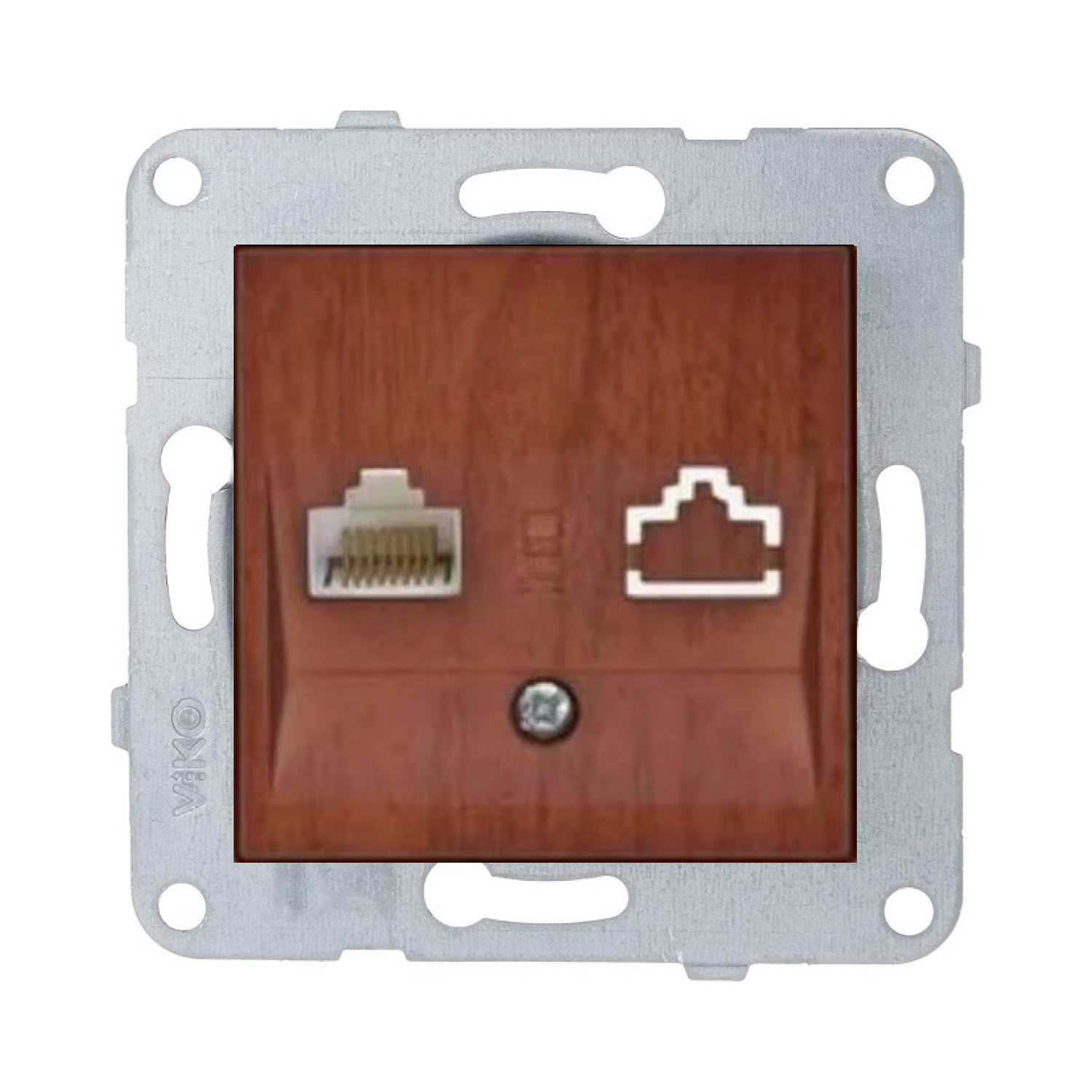 Viko Artline Novella Tekli Data Prizi (RJ45 CAT6) Mekanizma + Kapak 92600102 Kiraz