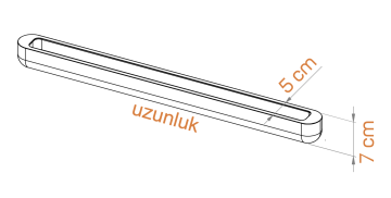 Samsung Led Tridonic Trafolu Oval Sıva Üstü Ahşap Linear Armatür 5x7 Cm Kasa Linear Aydınlatma