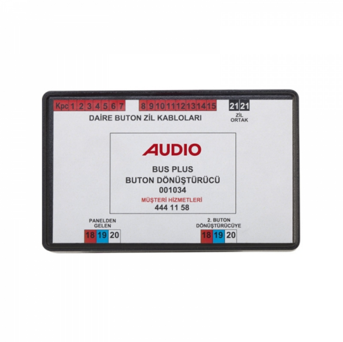 Audio Dijital Panel Buton Dönüştürme Modülü 001034
