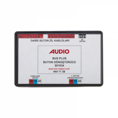 Audio Dijital Panel Buton Dönüştürme Modülü 001034