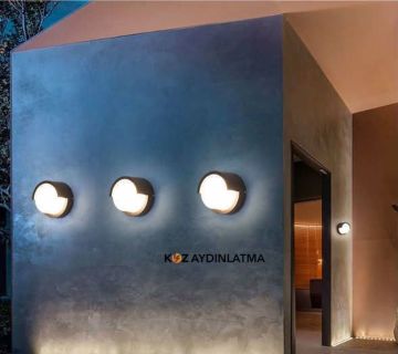 Cata 12W Göz Dekoratif Dış Mekan Led Duvar Aplik Aydınlatma CT-7073