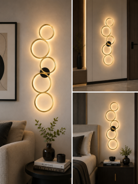 Nebula Modern Led Duvar Apliği Dekoratif Aplik Duvar Aydınlatma