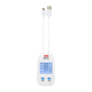 Unit Ut658Dual Çift Çıkışlı Usb Akım Gerilim Test Cihazı